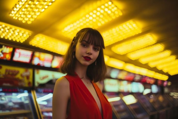 Dealer langsung di meja Live Casino 88idr dengan suasana mewah